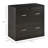 Vinsetto 2-Drawer File Cabinet With Lock And Keys, Vertical Storage Filing Cabinet With Hanging Bar For Letter Size, Home Office, Walnut
