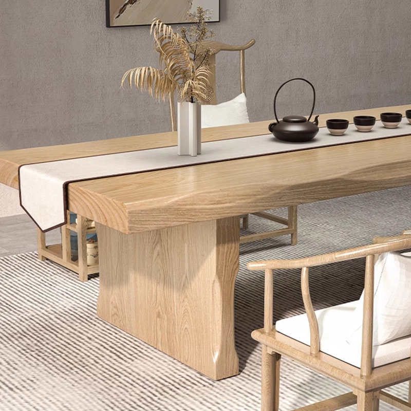 Table de conférence Burlywood, 29.53" H x 78.74" L x 31.5" W