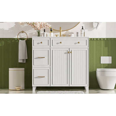 Meuble-lavabo 36 po avec lavabo en céramique