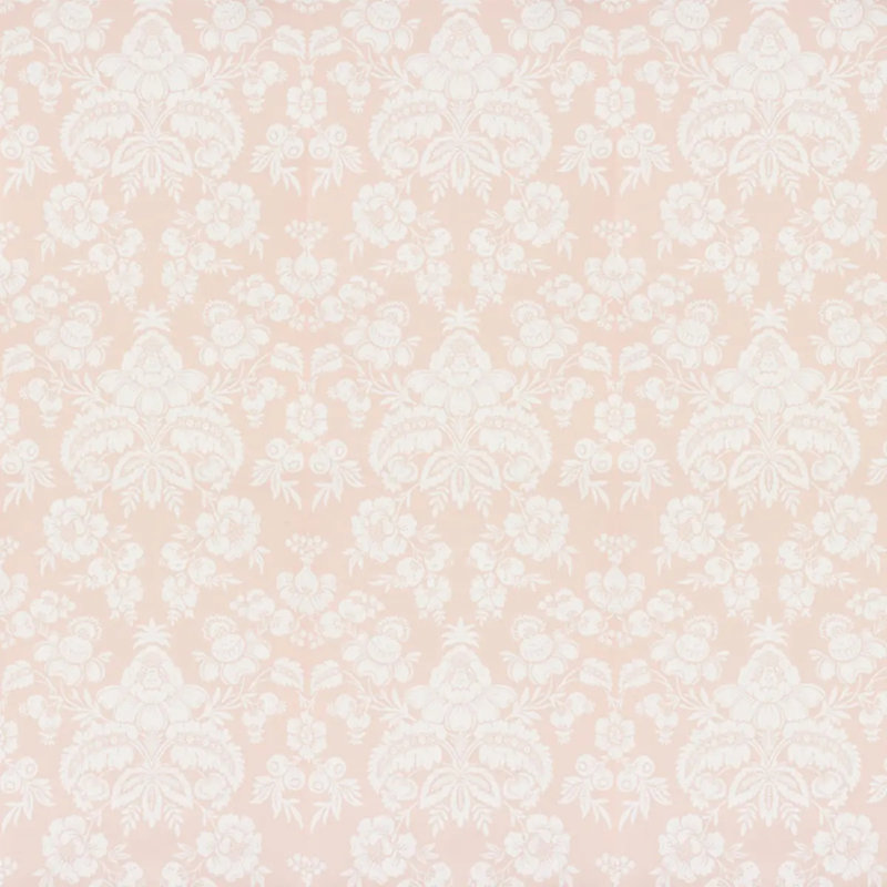 Papier peint damassé Simone, Rosé