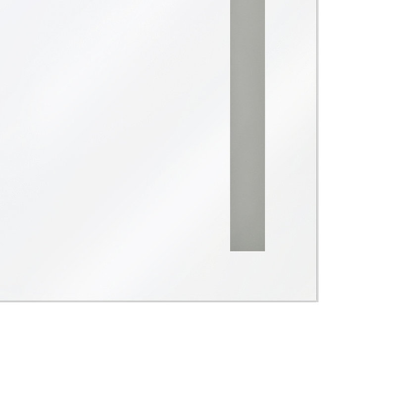 Bohuslavice Flat Wall Mirror, 90cm H x 70cm W