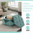 Velvet Polygon Diamond Storage - Comfortable Seating And Footrest For Living Room, 34"L X 30.5"W 13.5"H Elegant Multi Functional With Spacious Interior Room Bedroom,-953123734