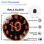 Horloge murale Fiery Ten