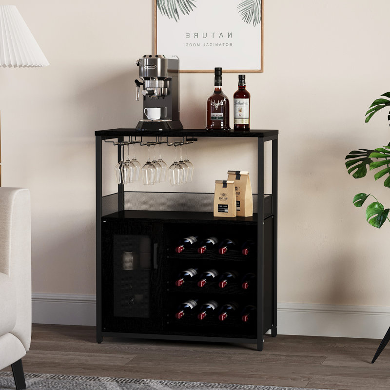Wine Bottle Rack, Black