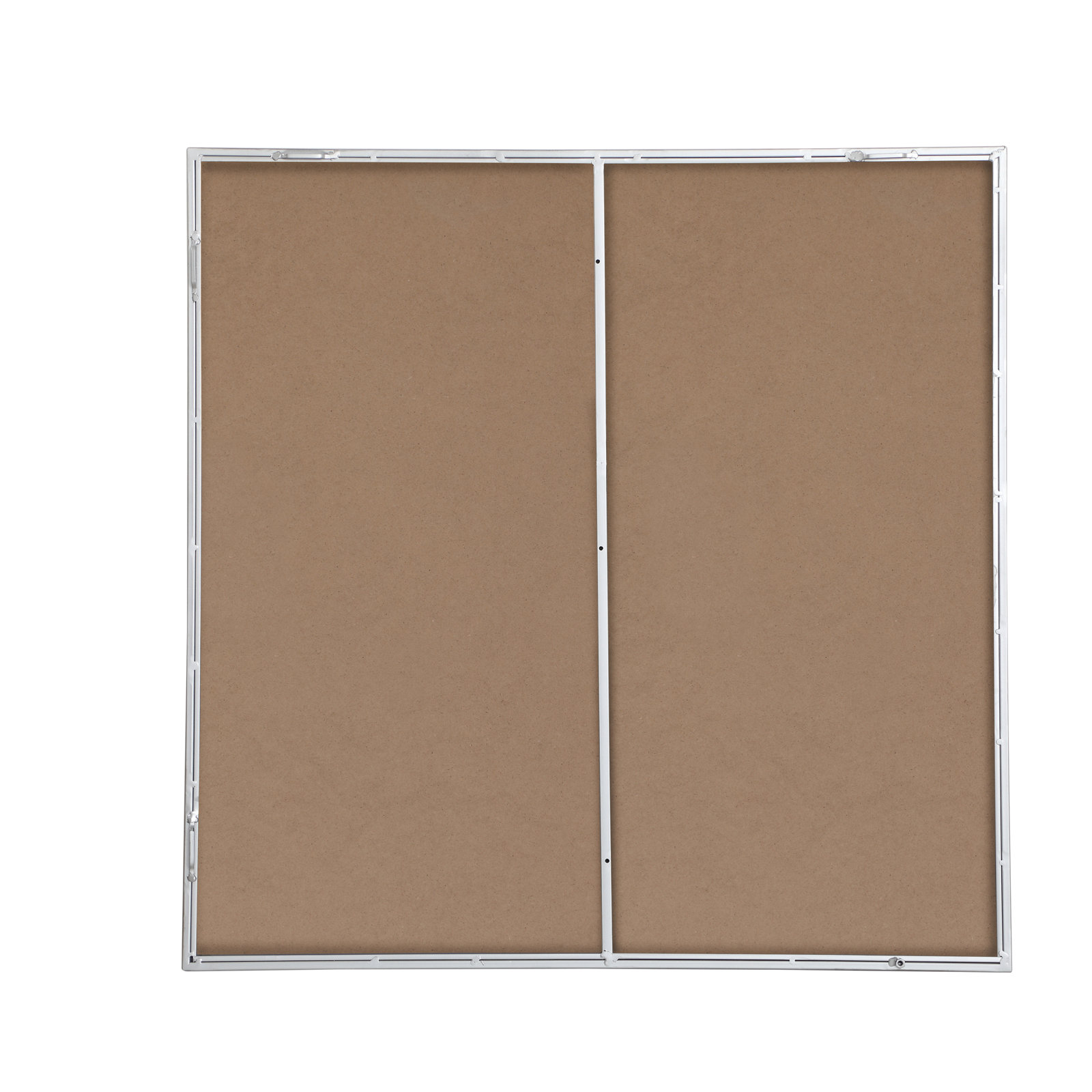 Sabine 36" Accent Mirror, 36" x 36", Silver