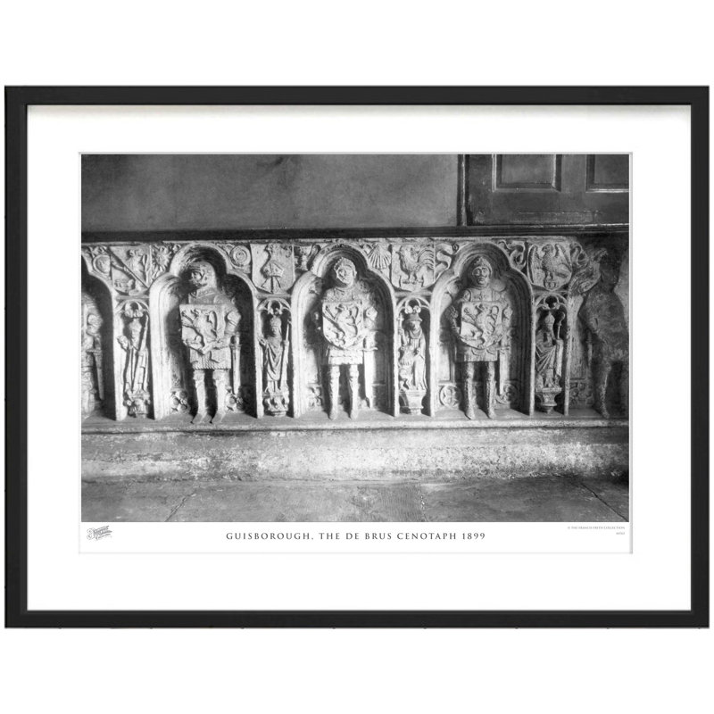 Guisborough, The De Brus Cenotaph 1899 - Single Picture Frame Print, 60cm H x 80cm W x 2.3cm D