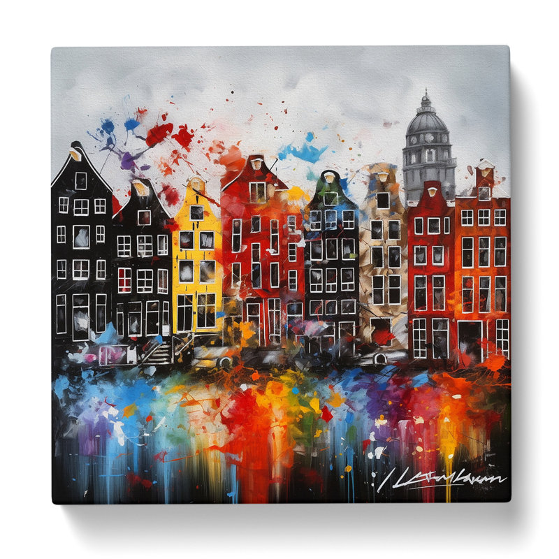 Amsterdam - Print, 50cm H x 50cm W x 3cm D