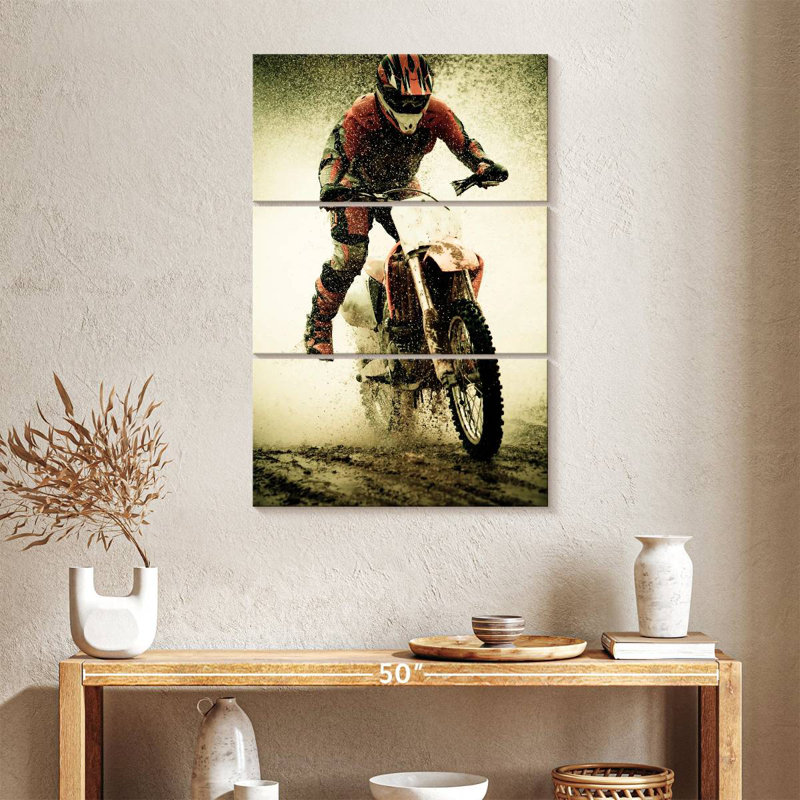 Sireci Dirt Bike Mud Splash, 38" H x 24" W