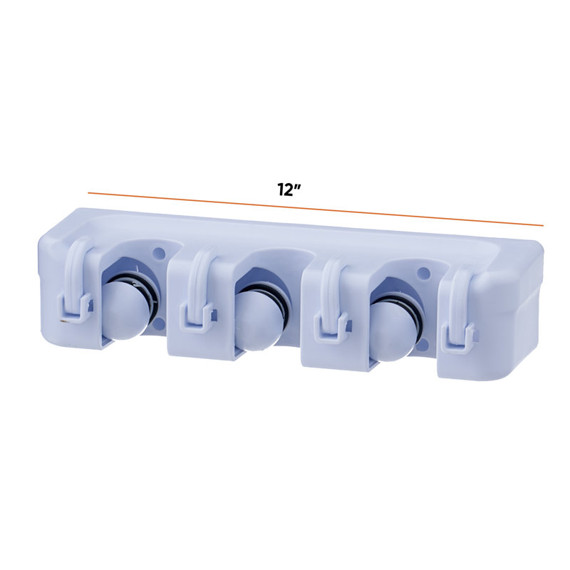 Mop and Broom Wall Organizer