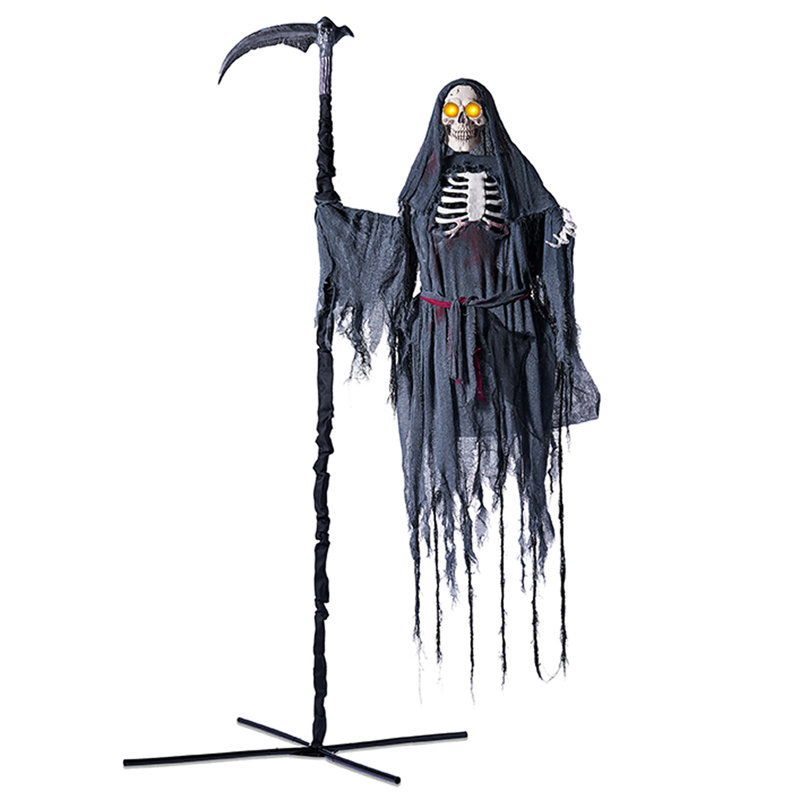 Décorations d'Halloween animées avec faucille 6 pi