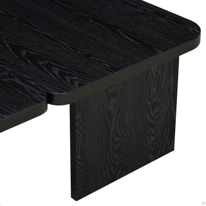 Ensemble de tables basses, tables basses rectangulaires, Noir