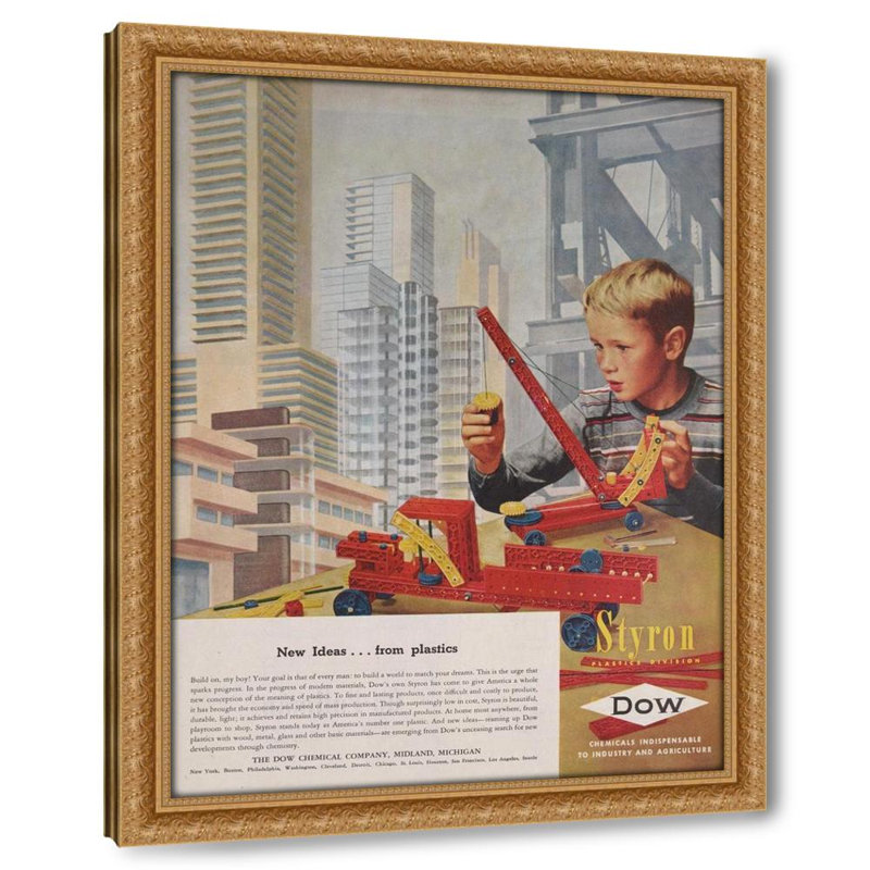 De nouvelles idées en plastique (1946), H 32 po x l 23 po
