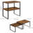 Solid + Manufactured Wood Cabinet Shelving Rack