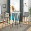 Richins Round Metal Base Dining Table-38837769