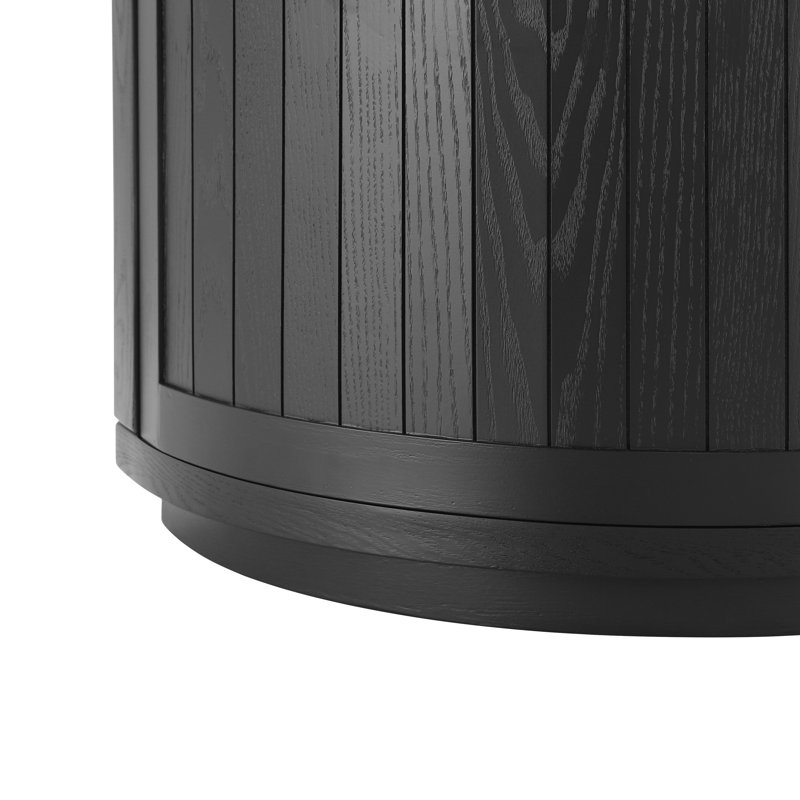 Buffet 4 portes Nora, Noir