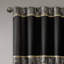Aubrey Jacquard Black Curtain Panel Pair 50x84"-117883086-117883091