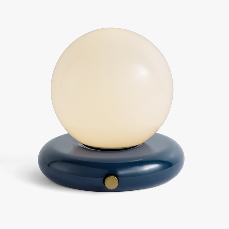 Valencia Portable Table Lamp, Navy