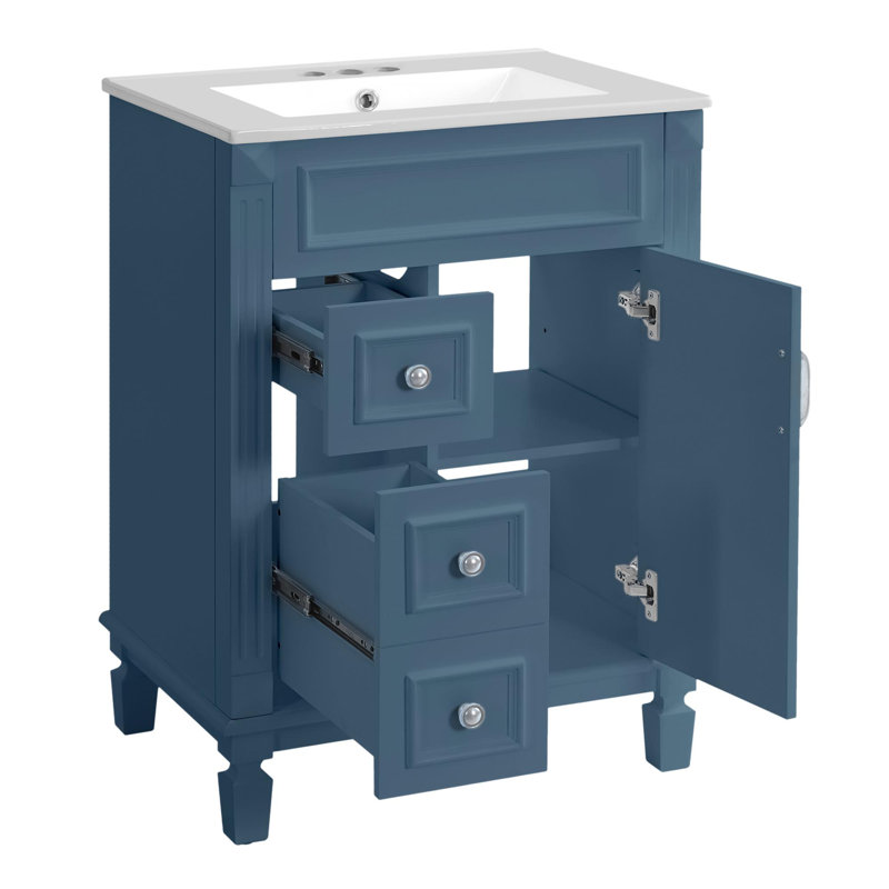Modern 24-Inch Single Bathroom Vanity