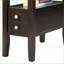Table basse 24 po avec 2 tiroirs, table de bout traditionnelle