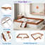 Lit de sol accrocheur avec clôture et escalier-507951948-507951950
