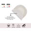 Tapis de bain 100% coton à double volants Lona (ensemble de 3)-666336103