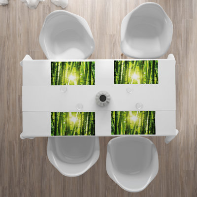 Polyester Floral Rectangle Placemat