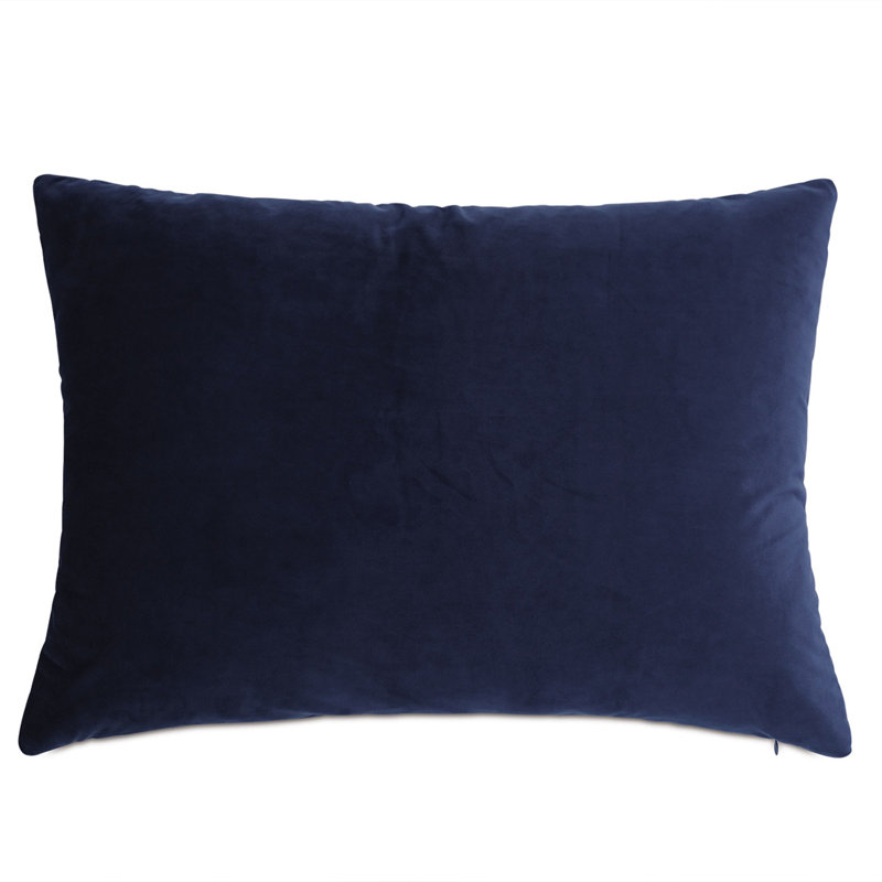 Nova Quilted Velvet Sham, Indigo, Standard
