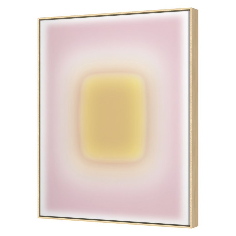 Blur Continuum 11 Print by Renee Stramel, Maple, 60" H x 45" W x 1.88" D