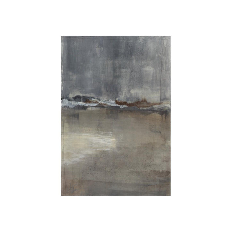 «Moonlight Sail I» par Maeve Harris, impression sur toile tendue, Image au pinceau gel, H 58 po x l 40 po x P 1,5 po