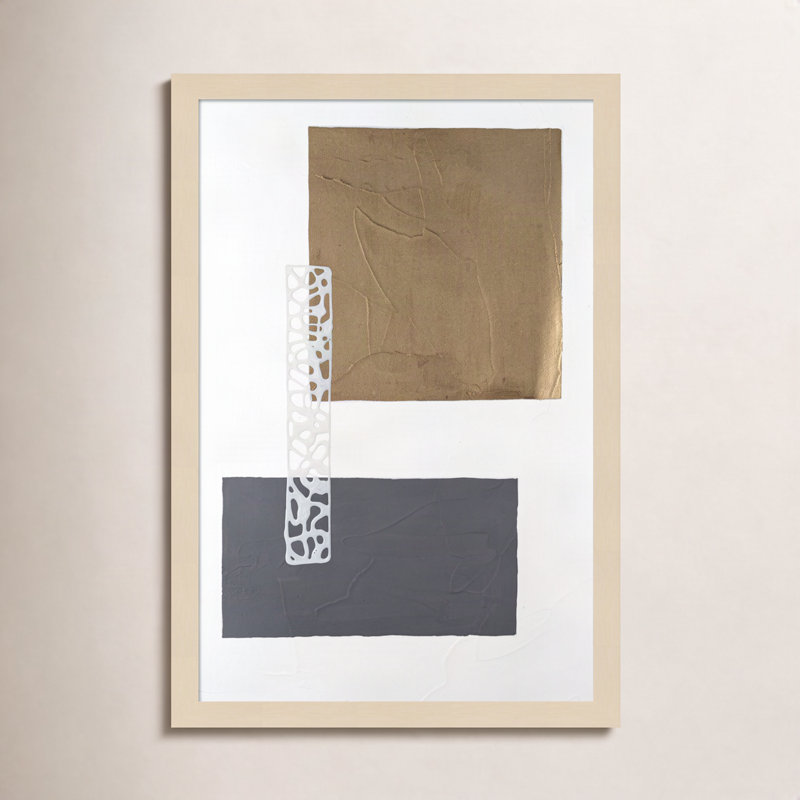«Nooks and Crannies I» par Finnerty, impression sur bois encadrée, H 21 po x l 15 po, Brun