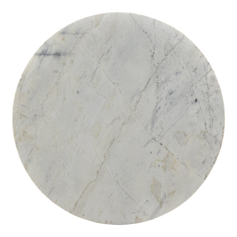 Hollins Marble Top Coffee Table, Charcoal