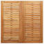 Table de salle à manger vidaXL brun en bois de teck massif 35,43 x 35,43 x 29,53