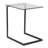 Elsner Tempered Glass C-Shaped Metal End Table-1446090626