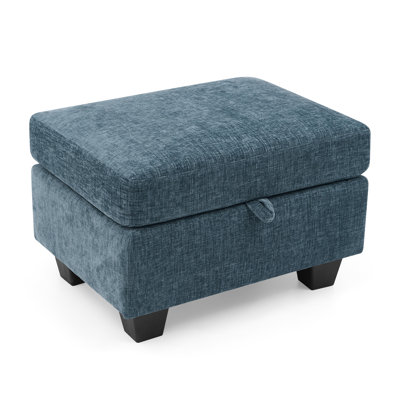 Single Maen with adjustable backrest, USB charging port, hidden armrest storage and ottoman