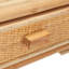 Table de chevet élégante Boan Coastal - l 18,5 po en osier et bois avec tiroir et design chic-1812852760