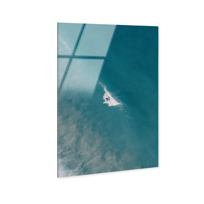 Aquamarine Breath Print by Oliver Gal, 45"H x 30"W, High-Gloss Acrylic Print