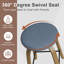 Ensemble de 2 tabourets de bar pivotants AILUNWALL-531968269-531968270