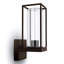 Farana Black Outdoor Armed Sconce-94661500
