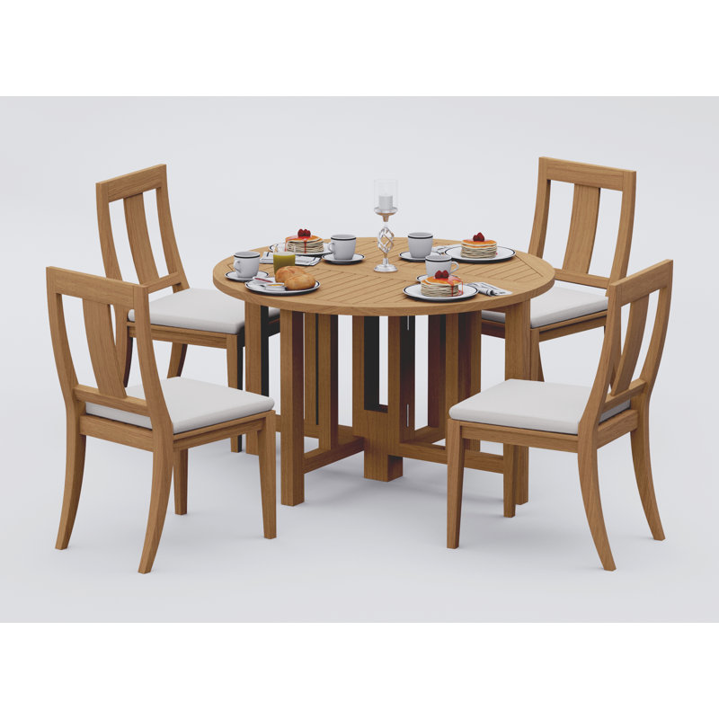 Osborne Outdoor Teak Dining Set, 4