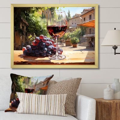 «Balayage de bourgogne», art mural vin