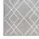 Dijone Geometric Machine Made Power Loom Wool/Polyester Area Rug in Gray