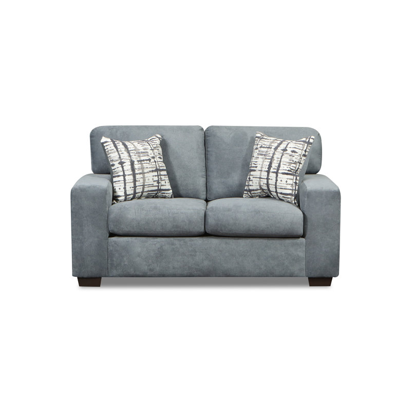 Causeuse Avalon, crépuscule, 100% polyester gris