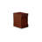 Louis Philippe Night Stand in Walnut Finish-1753890611