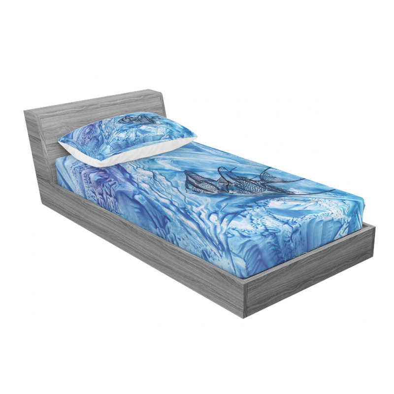 Microfiber Sheet Set, Twin XL Sheet Set with Fitted Sheet