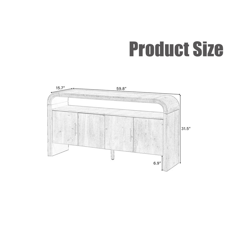 Elegant Sideboard, Blue