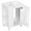 Meuble-lavabo 24 po avec lavabo, armoire de salle de bain avec tablette de porte, rangement latéral ouvert-1826001074