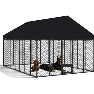 Metal Yard Kennel With Door