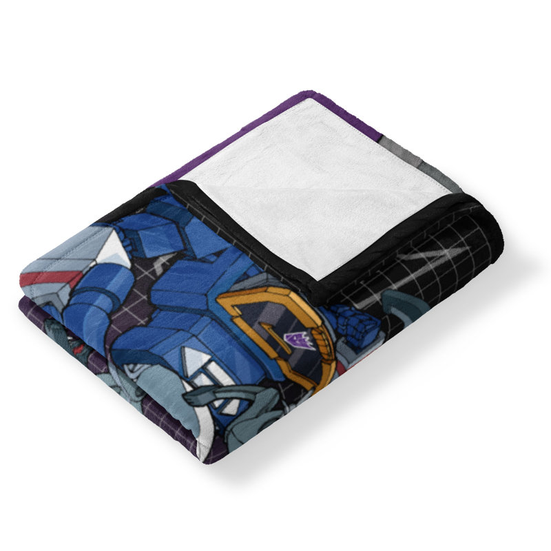 Jeté en soie Hasw Transformers G1 Grid Soundwave Touch 40X50