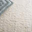 Tapis en laine / coton touffeté à la main Pedra en argent / ivoire-279378194
