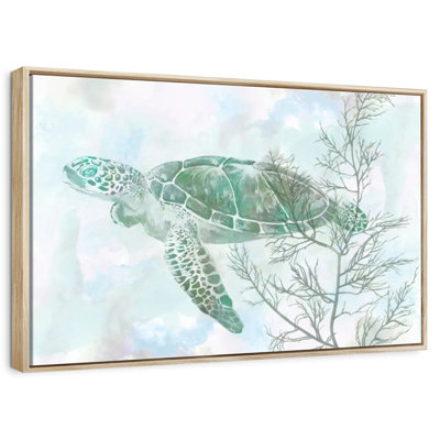 Watercolor Sea Turtle II